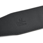 Genuine Leather Sleek Gunmetal Buckle Belt In Gift Box (130cm) - Black_8426252_6