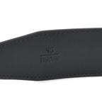 Genuine Leather Sleek Gunmetal Buckle Belt In Gift Box (115cm) - Black_8426253_6