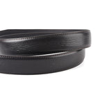 Genuine Leather Sleek Gunmetal Buckle Belt In Gift Box (130cm) - Dark Brown_8426266_5