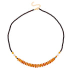 D'Joy Multi Colour Amber Necklace (Size 20+2 EXT) in Yellow Gold Plated Sterling Silver 40.00 Ct._8426656_3
