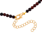 D'Joy Multi Colour Amber Necklace (Size 20+2 EXT) in Yellow Gold Plated Sterling Silver 40.00 Ct._8426656_4
