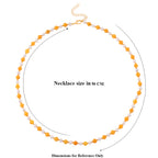D'Joy Amber & White Fresh Water Pearl Beads Necklace (Size 20+2 EXT) in Yellow Gold Plated Sterling Silver 40.00 Ct._8426661_6