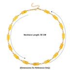 D'Joy Natural Amber  White Fresh Water Pearl Beads Necklace in Yellow Gold Plated Sterling Silver 65.00 Ct._8426663_5