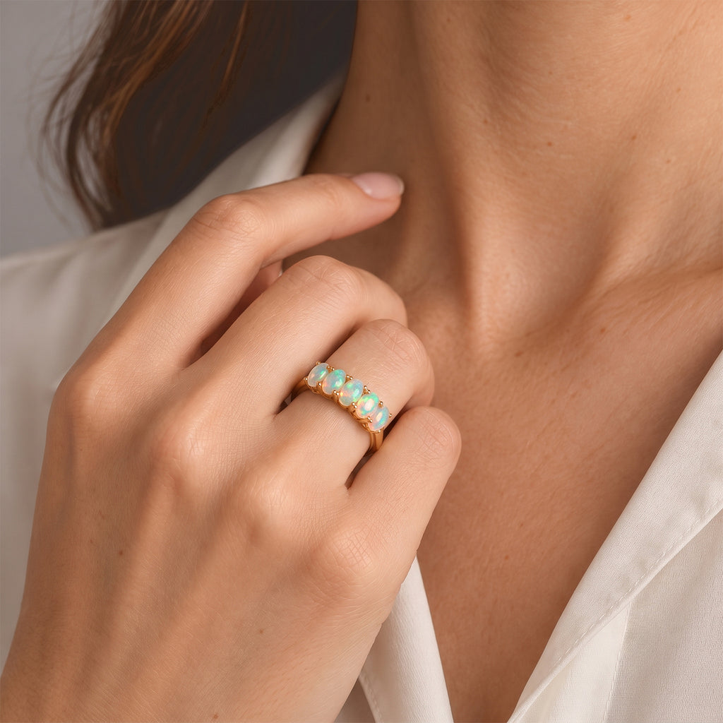 EverTrue Ethiopian Opal Fancy Ring Pure Yellow Brass  1.750  Ct._8426807_1
