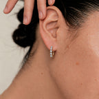Natural White Diamond Hoop Earrings_8426917_2