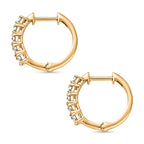 Natural White Diamond Hoop Earrings_8426917_4