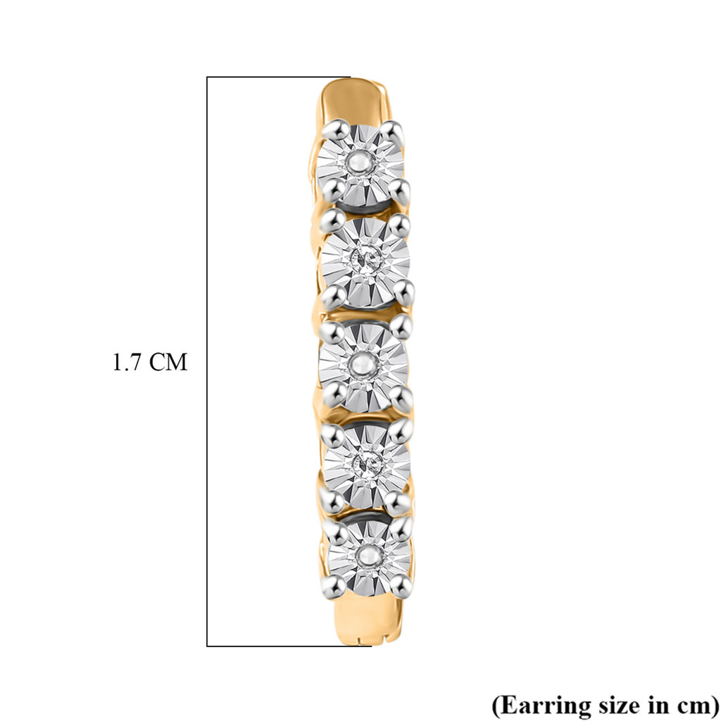 Natural White Diamond Hoop Earrings_8426917_5