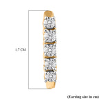 Natural White Diamond Hoop Earrings_8426917_5