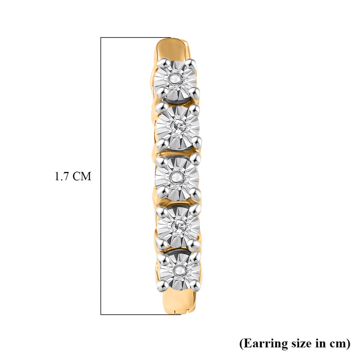 Natural White Diamond Hoop Earrings 8426917 6