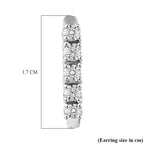 EverTrue - Natural White Diamond Hoop Earring in White Tone_8426918_4