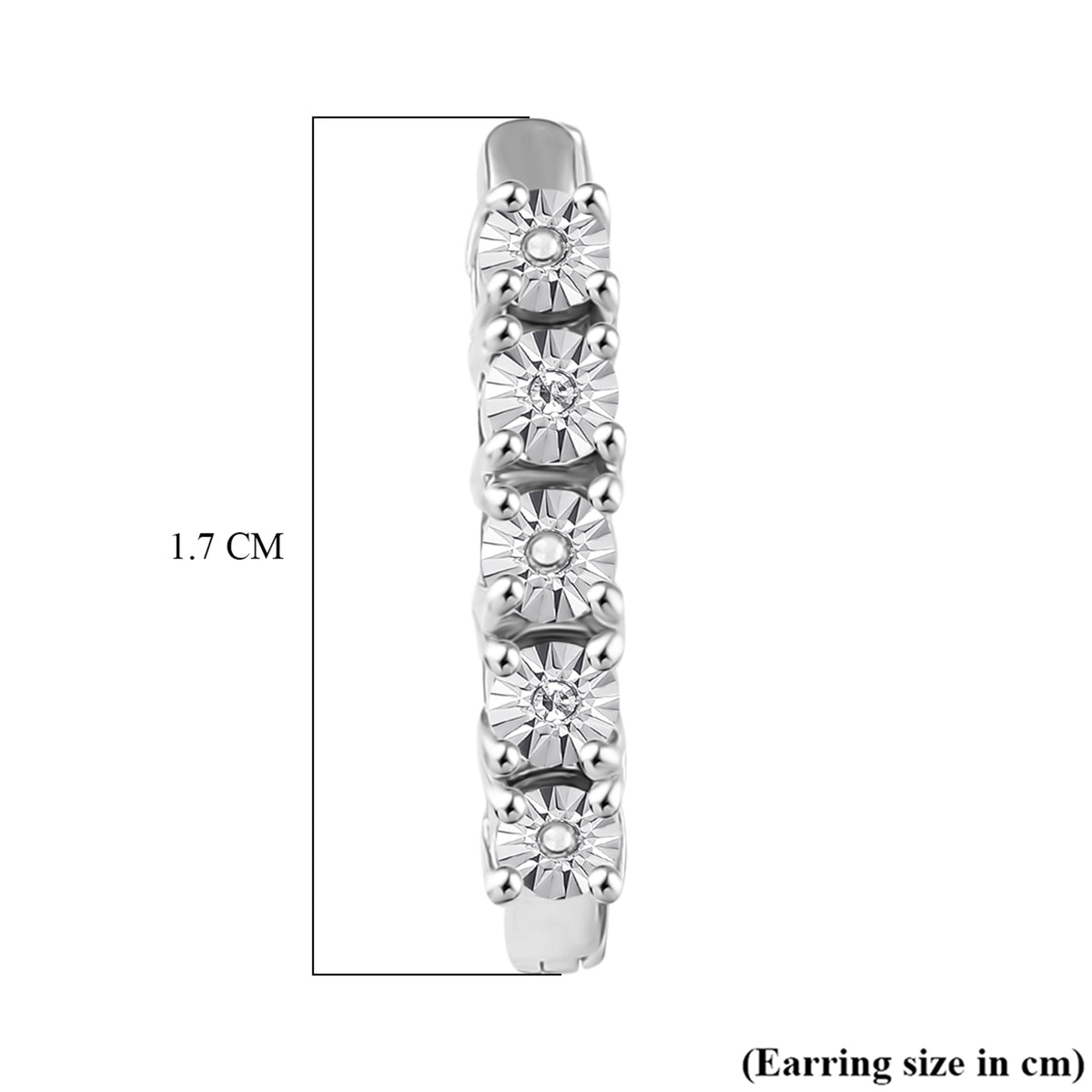 Natural White Diamond Hoop Earring V32705310 6