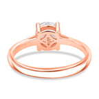 Mega Deals- Moissanite Round 6mm (VS/EF) Solitaire Ring in Rose Gold Tone 1.00 Ct._8426920_4