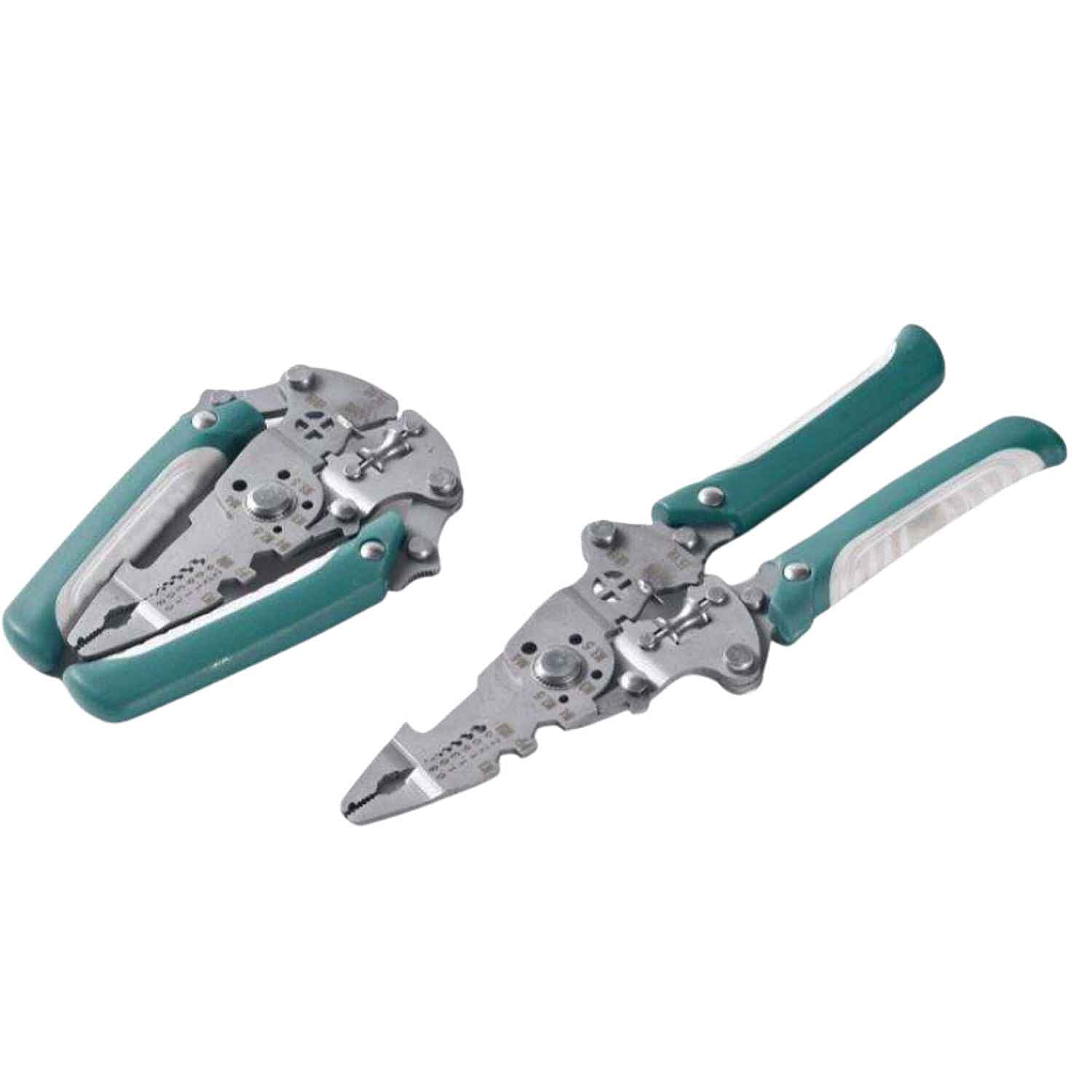 Multi-Function Foldable Wire Stripper &amp; Crimping Tool 8427416 11