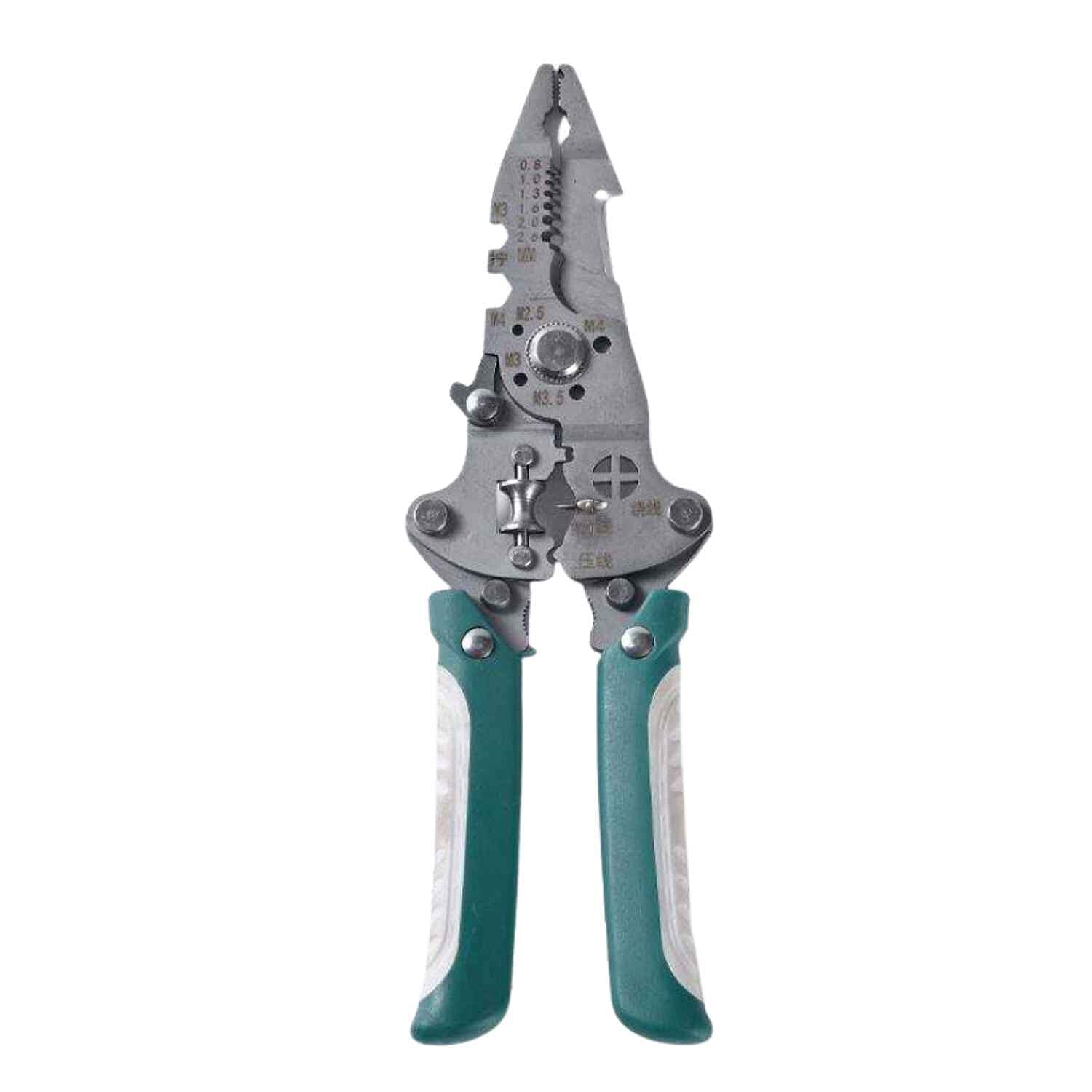 Multi-Function Foldable Wire Stripper &amp; Crimping Tool 8427416 12
