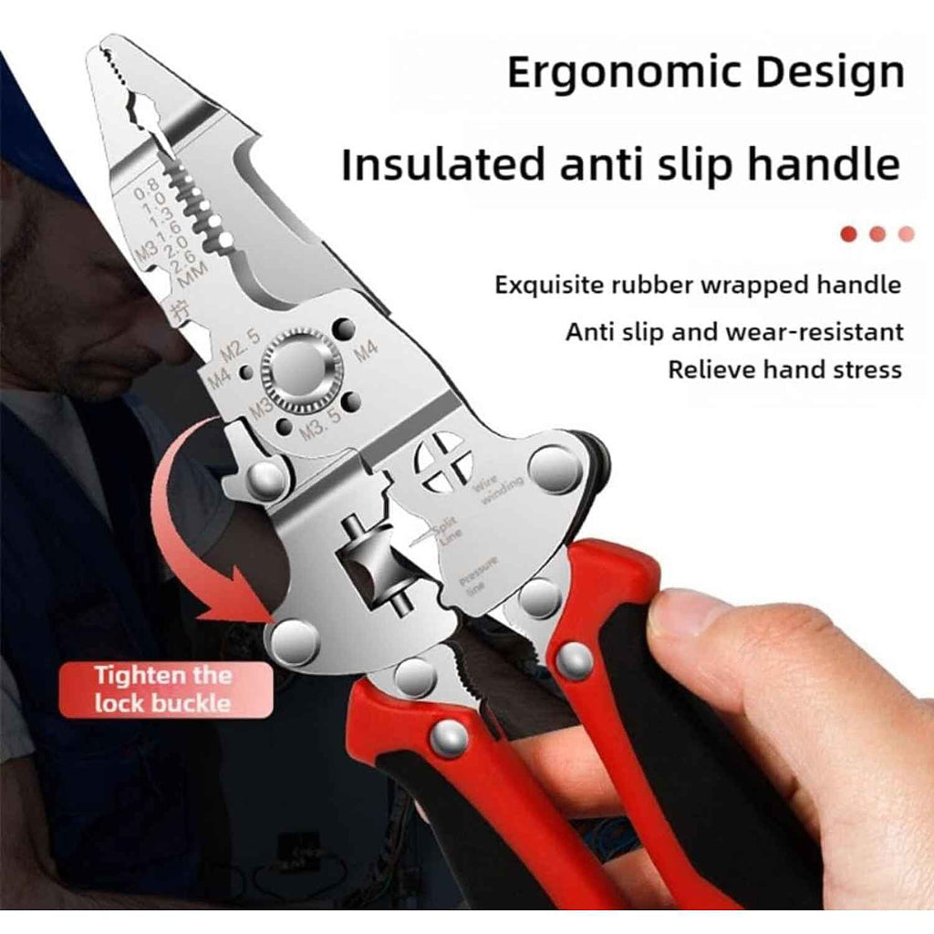 Foldable Wire Stripper - Blue