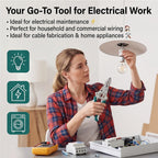 Professional Foldable Multi-Functional Wire Stripper & Cutter - Green