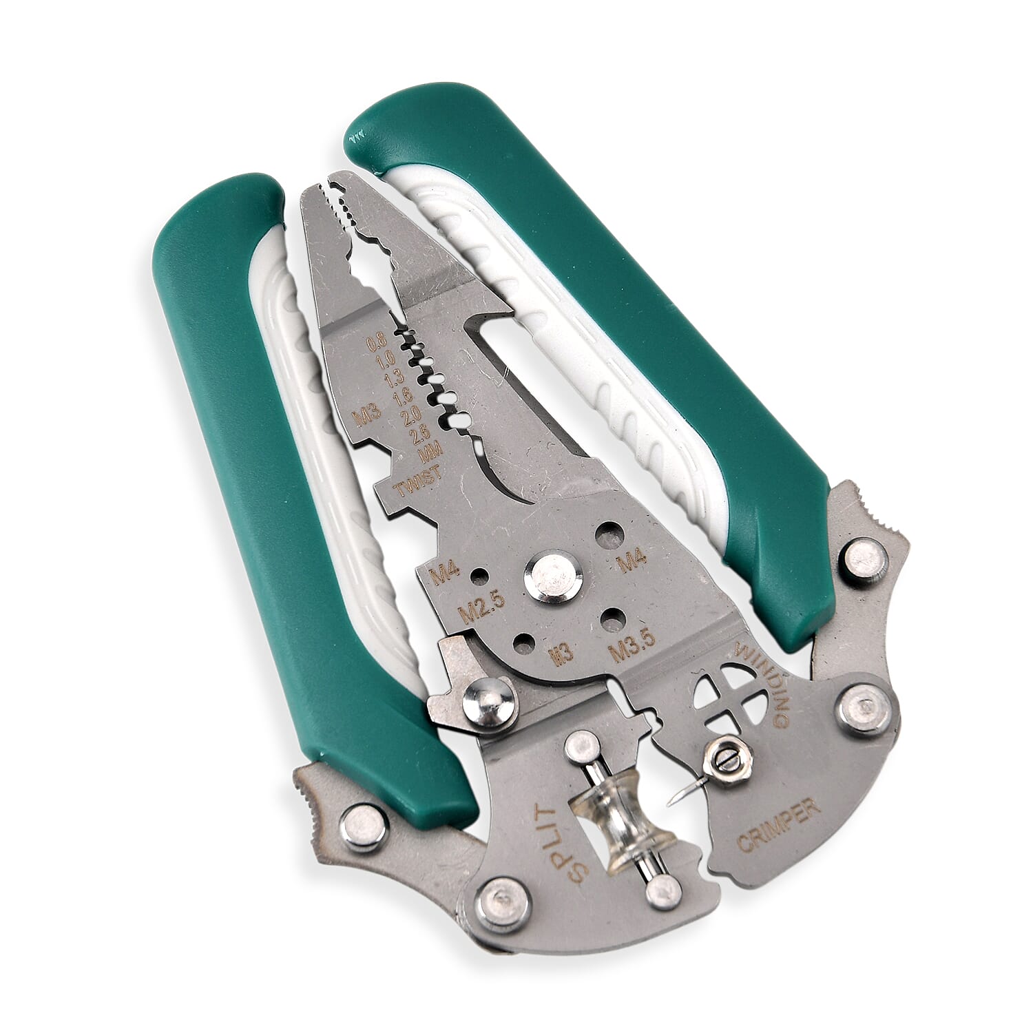 Multi-Function Foldable Wire Stripper &amp; Crimping Tool V32348764 8
