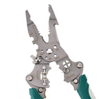 Professional Foldable Multi-Functional Wire Stripper & Cutter - Green