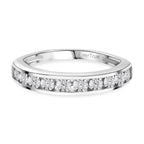 EverTrue Natural White Diamond Half Eternity Band Ring_8427737
