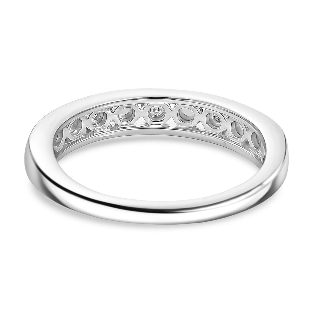 EverTrue Natural White Diamond Half Eternity Band Ring_8427738_4