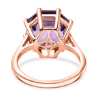 D'Joy Rose De France Amethyst Solitaire Ring in Rose Gold Plated Sterling Silver 6.40 Ct._8429354_4