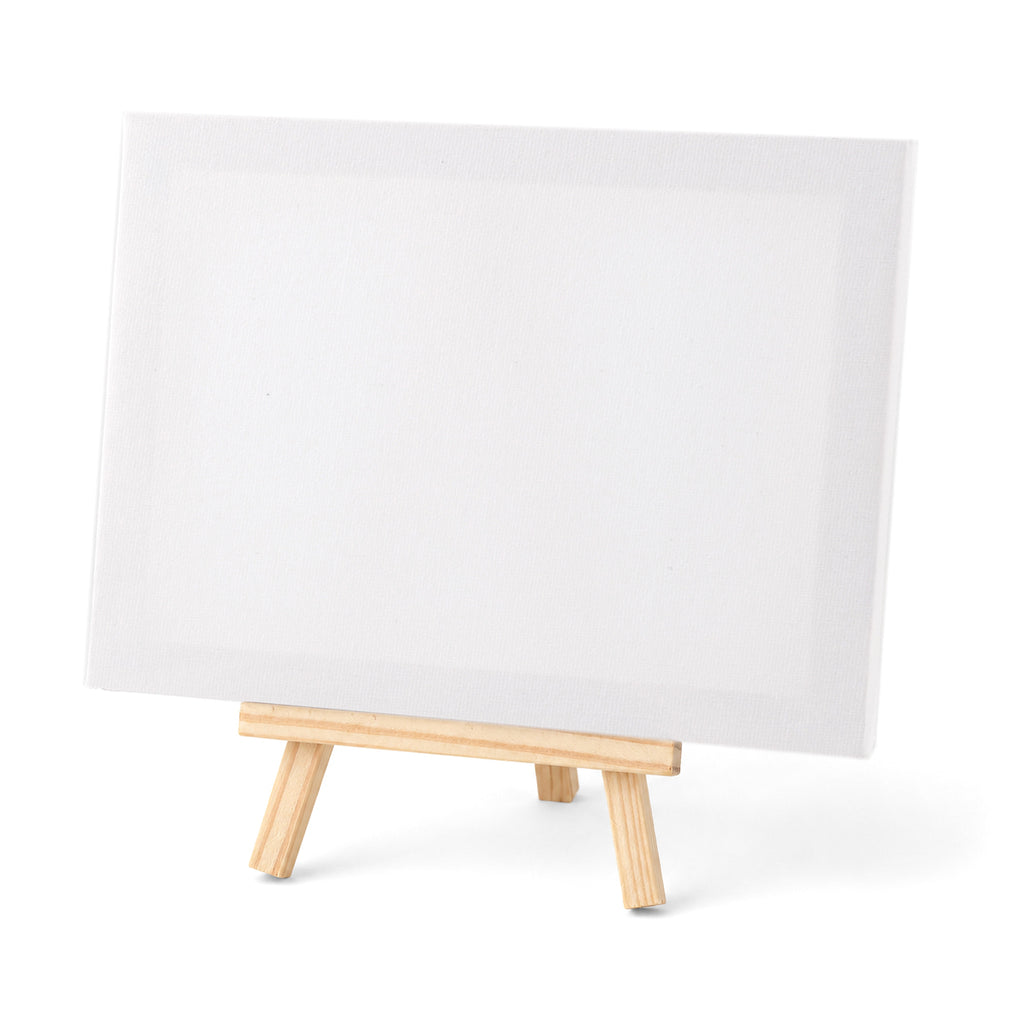 "Painting set - unicorn 12 colour + 2 brush 2 printing canvas (15*20cm) 1 white canva (15*20cm) 1 stand"_8429753_4
