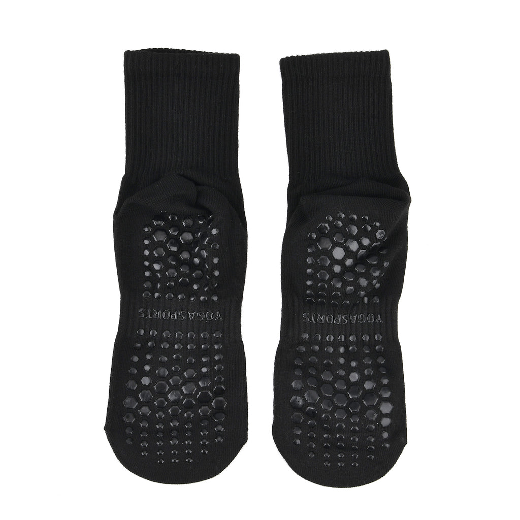 Non-Slip Pilates - Yoga Grip Socks (One Size) - Black