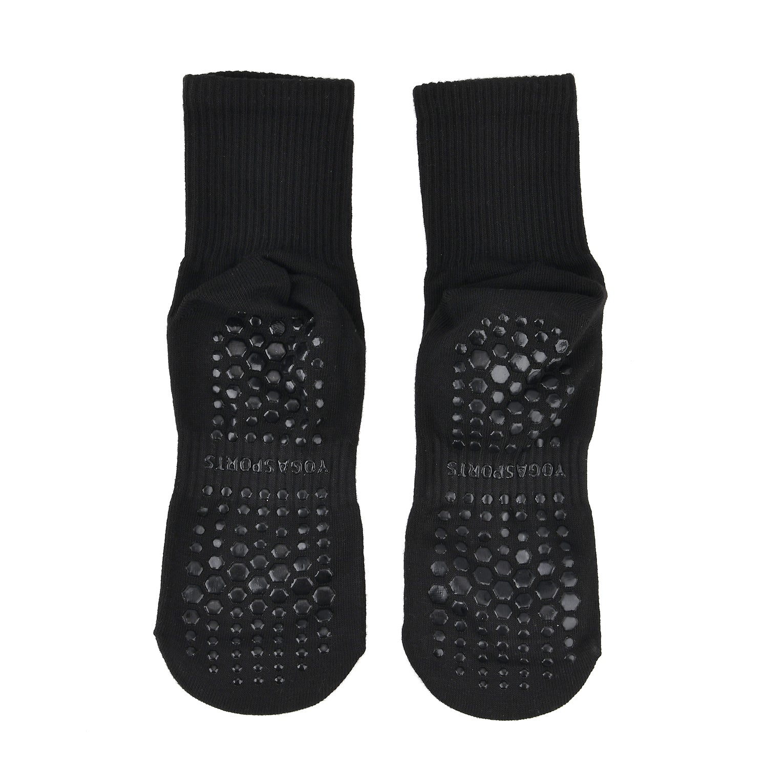 Non-Slip Pilates - Yoga Grip Socks (One Size) - Black 8429828 4