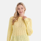 La Marey Scallop Detail Light Weight Jumper (Size - L, 16-18) - Butter Yellow_8430692_5
