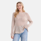 La Marey Scallop Detail Light Weight Jumper (Size - L, 16-18) - Beige_8430697_3