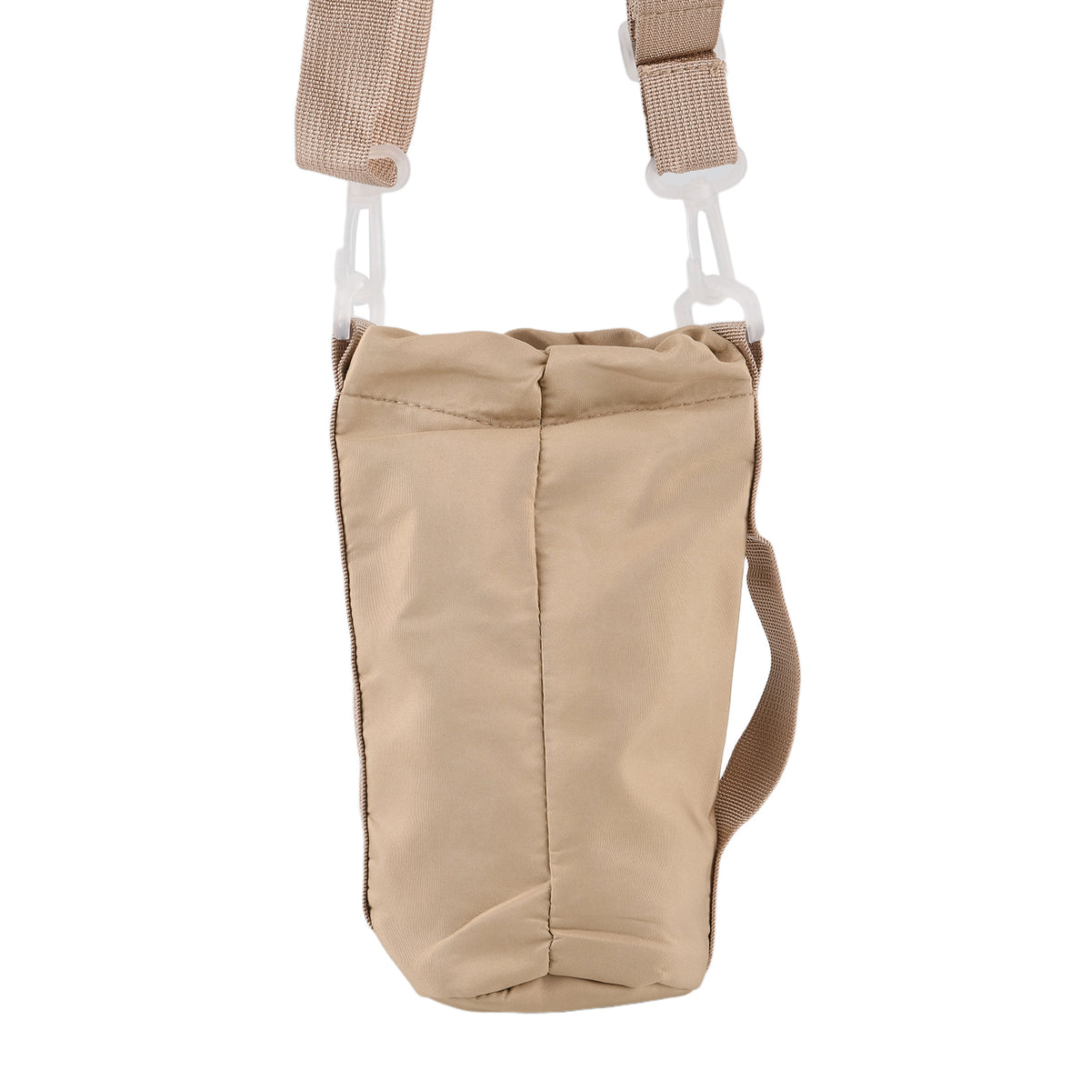 Insulated Style Coffee/Water Bottle Carrier with Wide Crossbody Strap - Beige V32534579 7