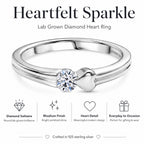 Luxuriant SI-G/H Lab Grown Diamond Band Ring in Rhodium Overlay Sterling Silver_8431227_5