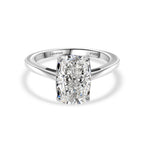 Luxuriant 950 Platinum IGI Certified VS/EF Lab Grown OLD MINE CUT Diamond Solitaire Ring 3.00 Ct, Platinum Wt 4.13 Gms_8431401