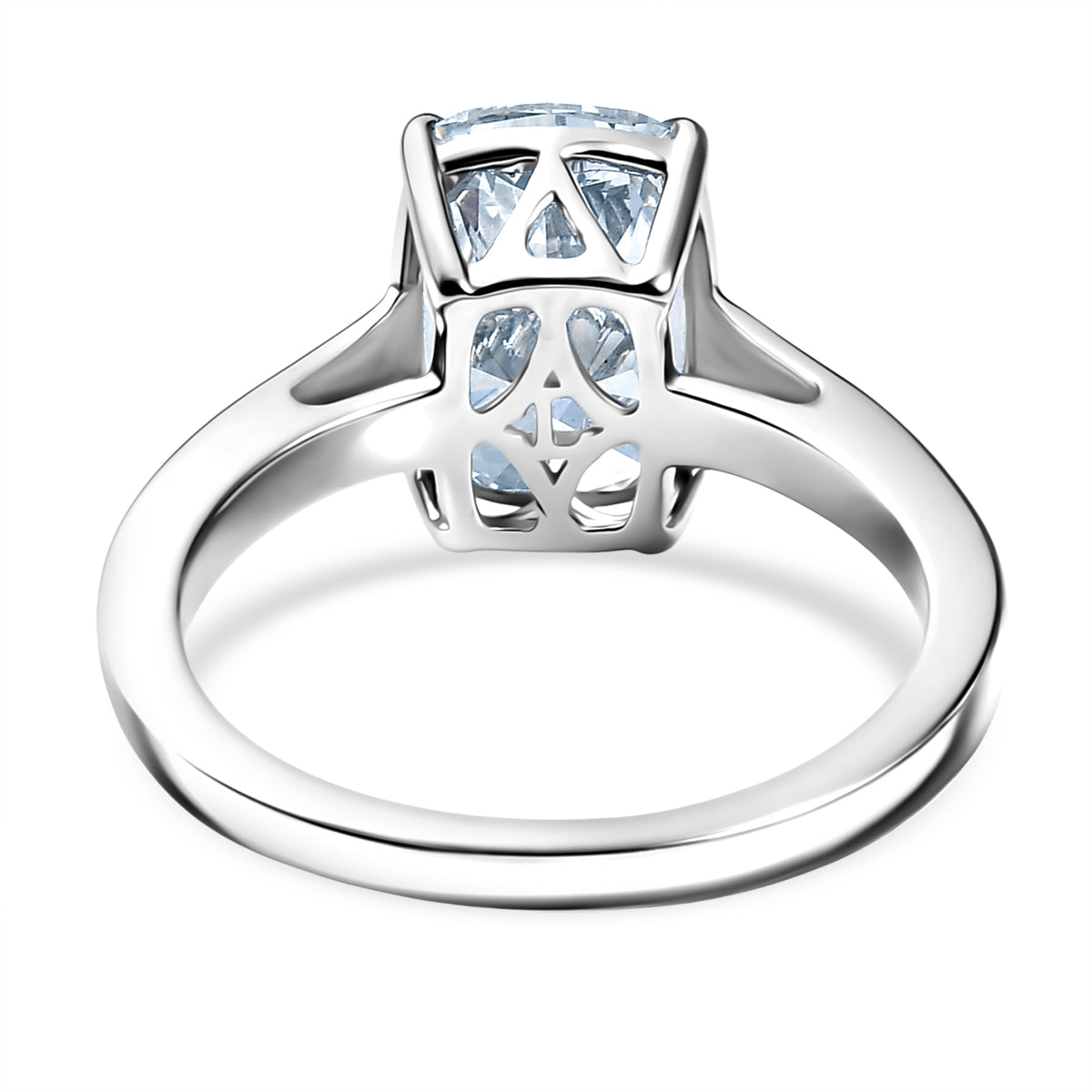 LUXURIANT 3 Carat Old Mined Cut Lab Grown Diamond Celebrity Style Solitaire Ring in 950 Platinum - IGI Certified (VS-EF) 8431402 8
