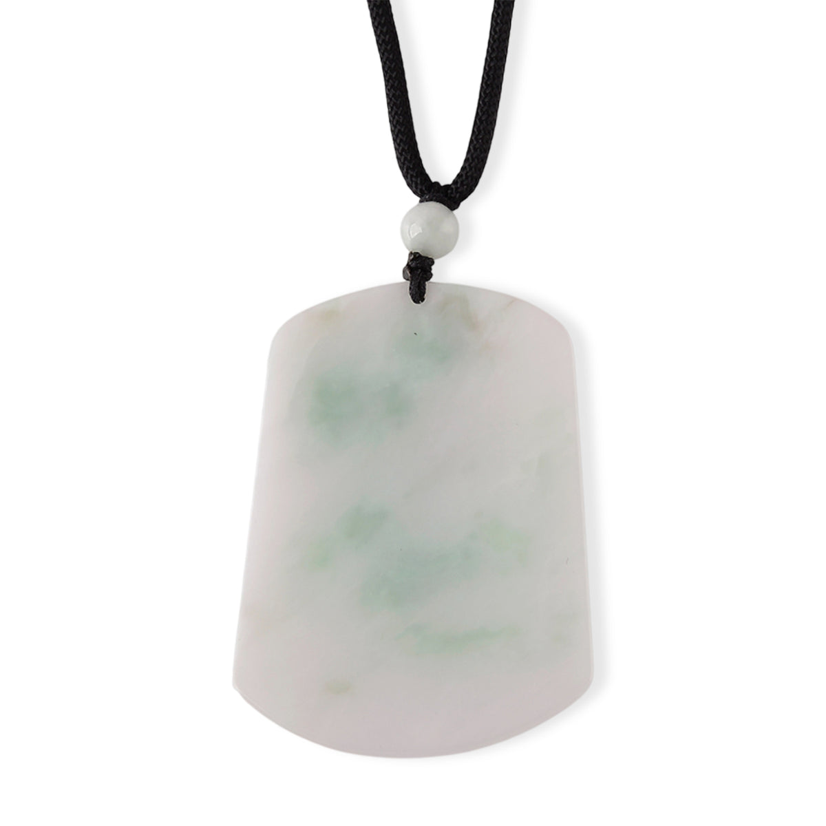 Natural Jade Adjustable Horse Necklace with Cotton Thread (Size - 28) 75.00 Ct. V32515377 4