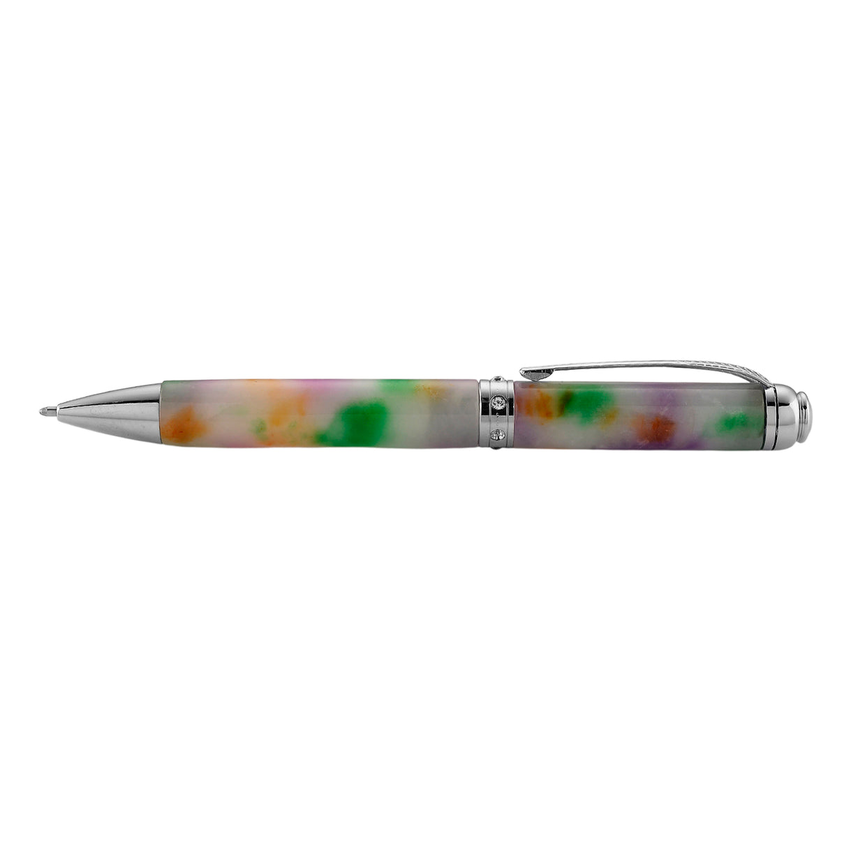 Jadeite White Crystal Ballpoint Pen - Multi Colour V32514551 4