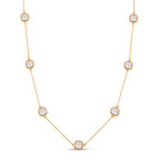 Designer Inspired- Austrian White Crystal Necklace (Size - 30+2 EXT)_8431914