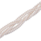 White Shell Pearl Beads Necklace (Size - 18.5+2 Ext) in Silver Tone_8433675_3