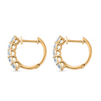 D'Joy -Moissanite Hoop Earring in Yellow Gold Plated Sterling Silver 1.03 Ct._8433688_3