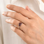 Red Garnet Toi et Moi Ring in Platinum Overlay Sterling Silver 2.36 Ct._8433780_1