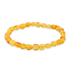 Amber Stretchable Bracelet (Size - 7.5) 20.00 Ct.