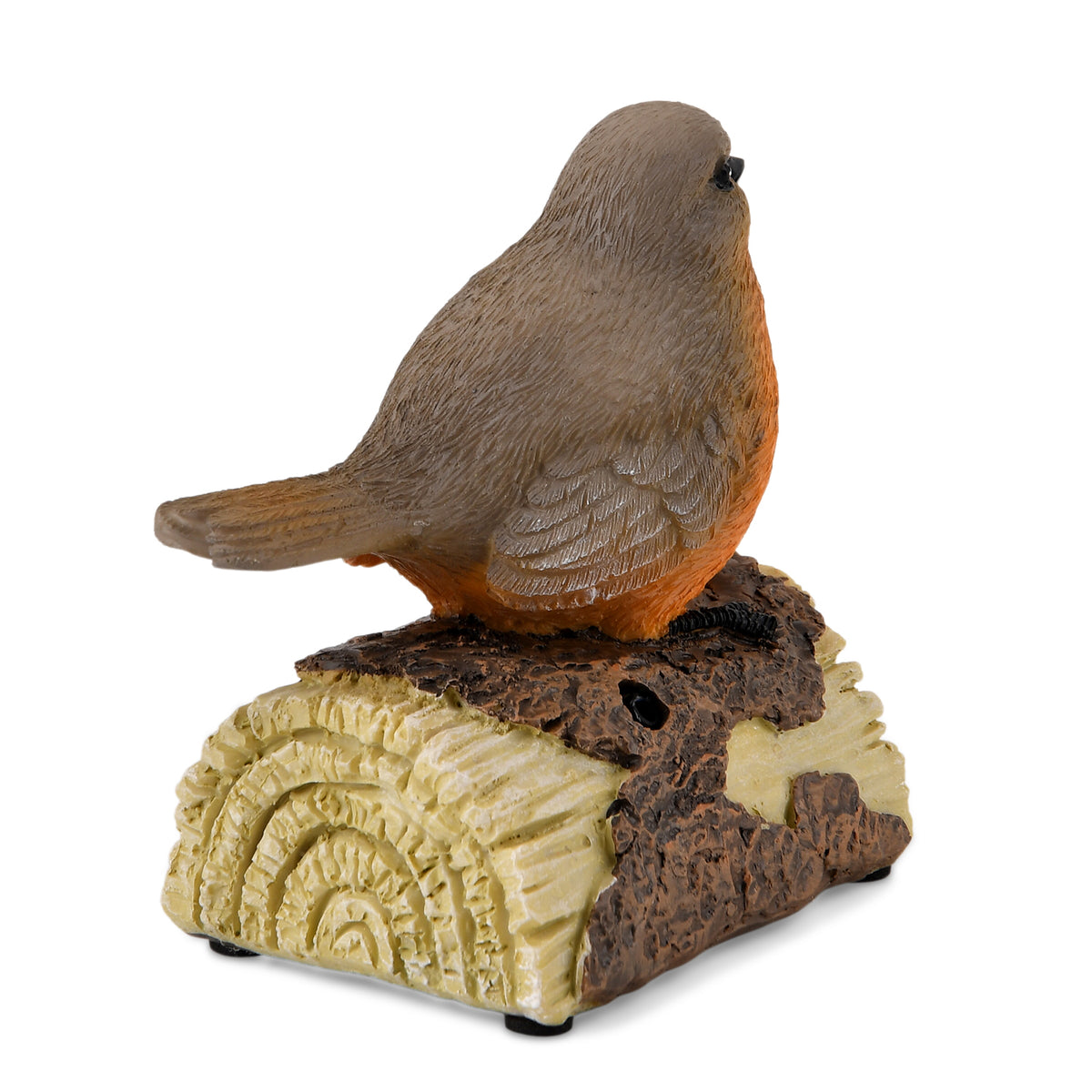 Livmore Resin Chirping Bird Garden Figurine - Motion Activated Singing and Warm White LED (95x68x100mm) 8433842 5