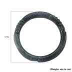 Natural Jadeite Hand Carved Bangle (Size-8.25) 340.00 Ct._8433889_6