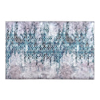 LIVMORE Vibrant Abstract Pattern Rug (Size 120x180 cm) - Blue_8434161