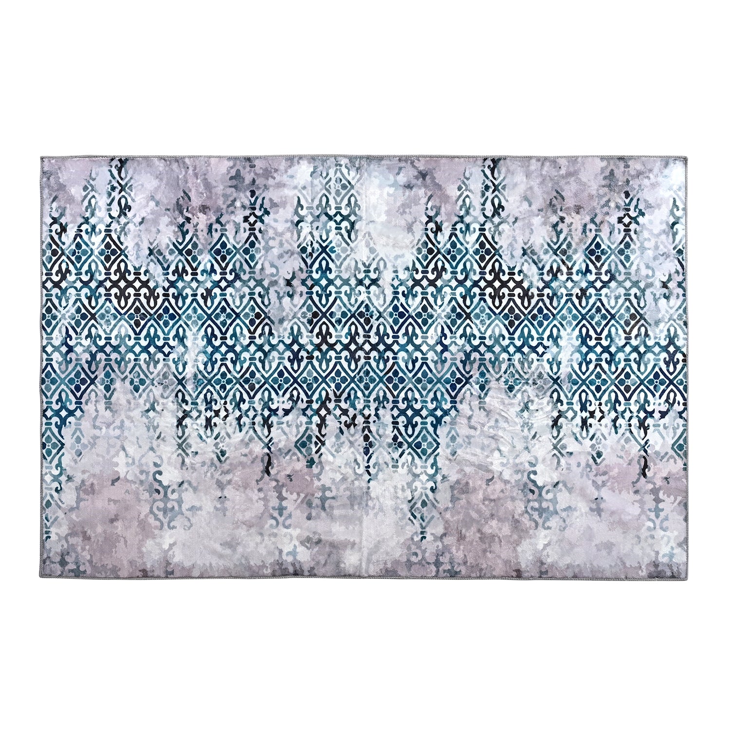 LIVMORE Vibrant Abstract Pattern Rug (Size 120x180 cm) - Blue 8434161 0