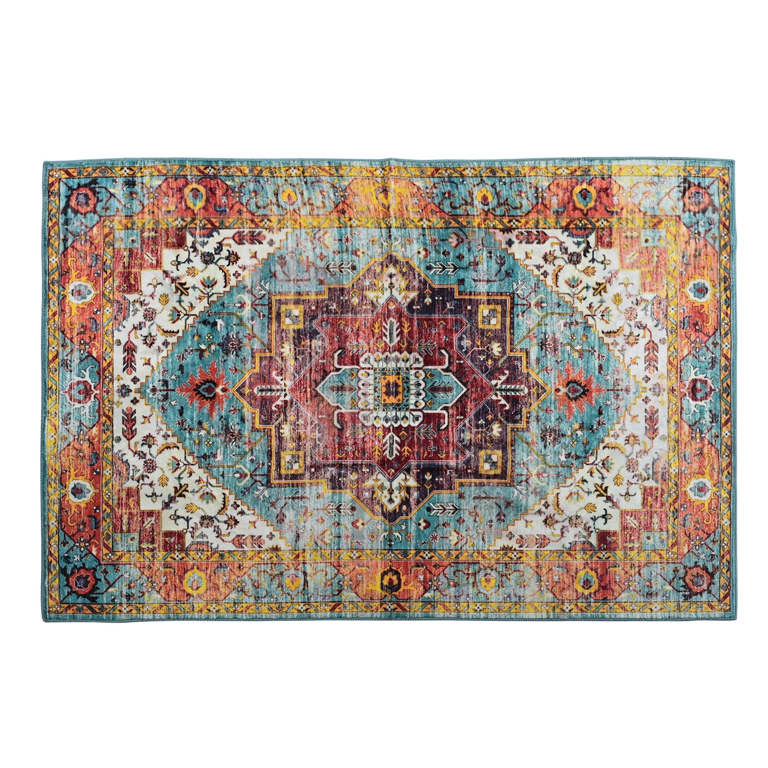 LIVMORE Traditional Medallion Pattern (Size 120x180 cm) - Red 8434267 0
