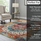 LIVMORE Traditional Medallion Pattern (Size 120x180 cm) - Red_8434267_3