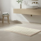 Ultra-Absorbent Noodle Bathmat (60 x 40 cm) - Beige