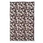 Livmore Printed Flannel Cozy Throw Blanket (150x224cm) - Maroon Flower_8435764_3