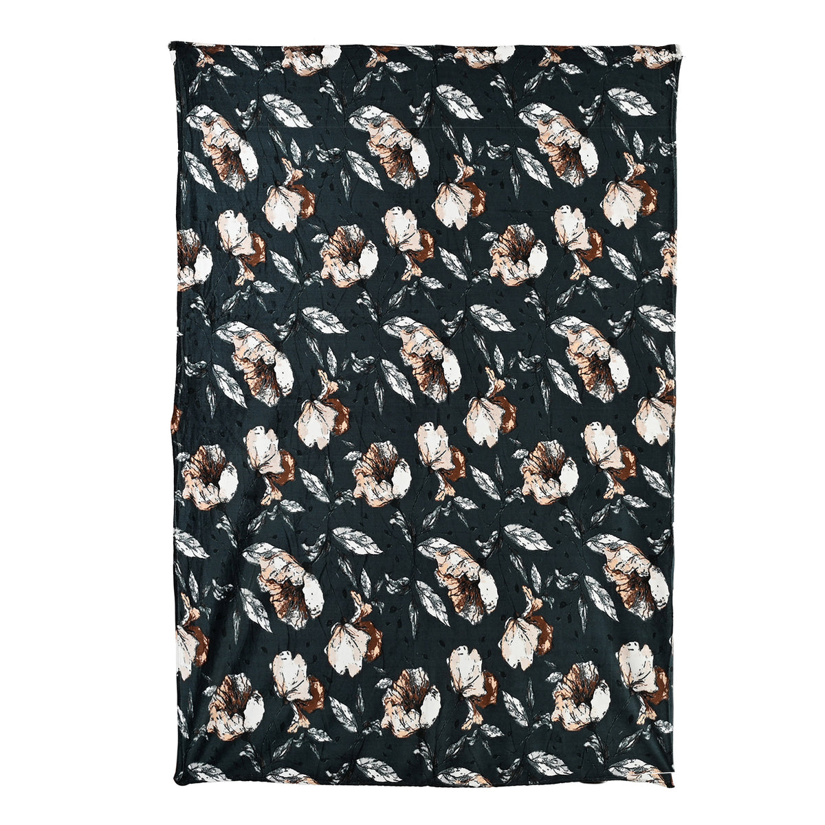 Livmore Printed Flannel Cozy Throw Blanket (150x224cm) - Blue V32534528 4